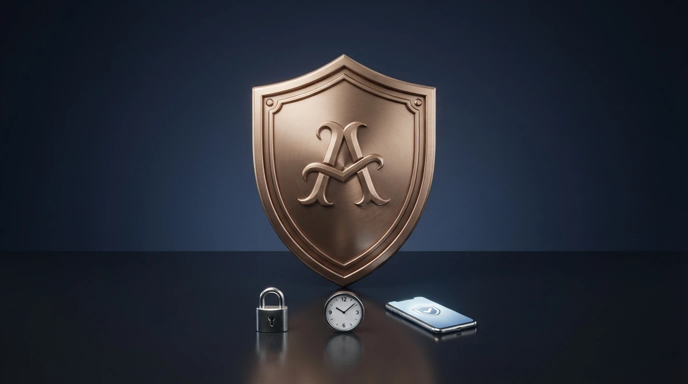 Logo de l'ANJ entouré des icônes symbolisant les trois piliers de la protection des joueurs : interdiction volontaire de jeux, plafonds de dépôt et médiation