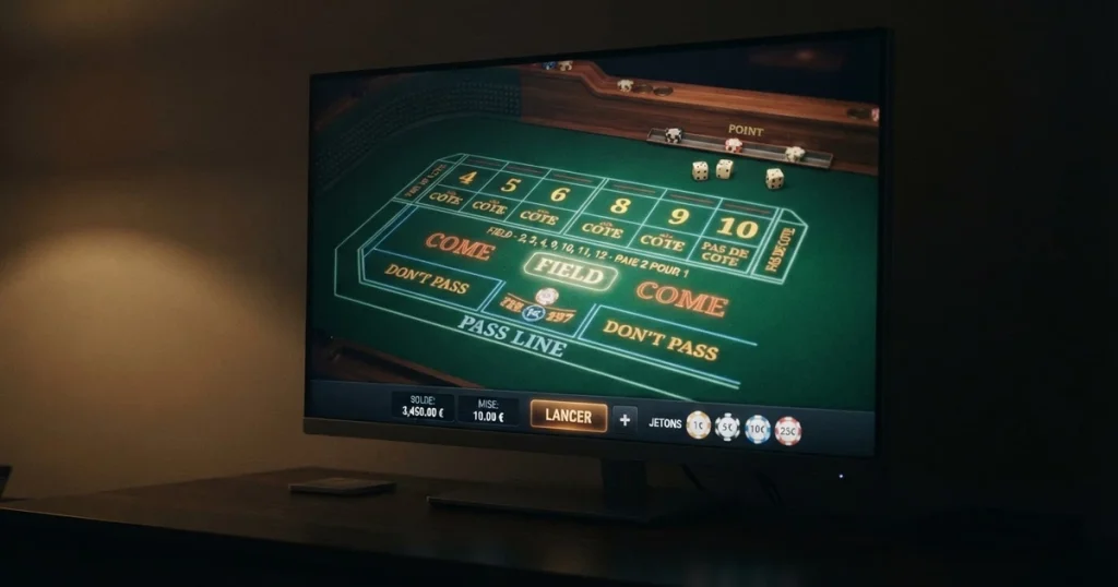 Craps en ligne : guide 2026 pour joueurs français