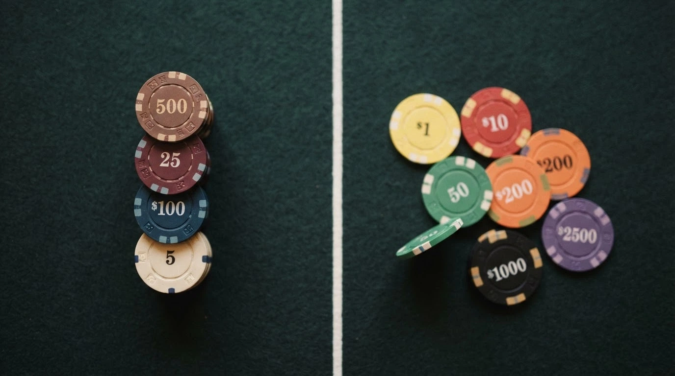 Une carte visuelle séparant les quatre casinos sous licence A+ belge des six opérateurs offshore les plus recherchés