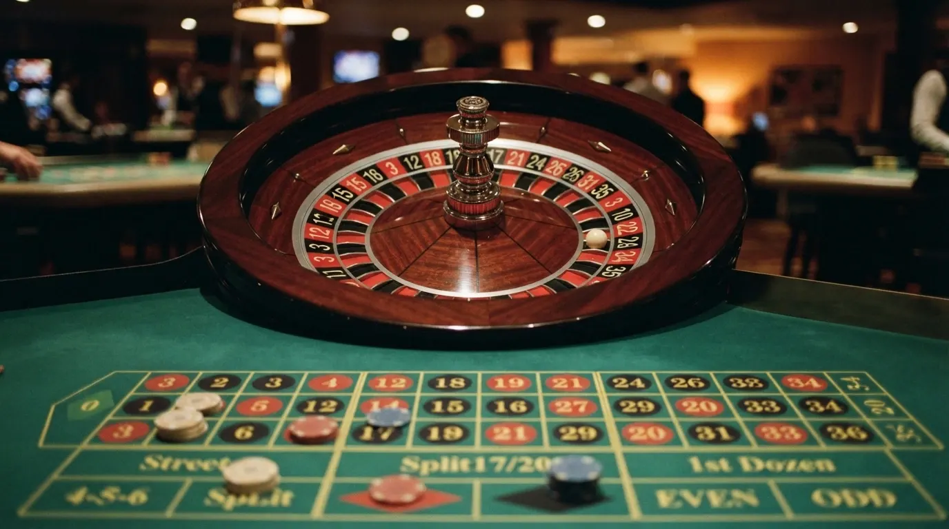 Tableau comparatif d'opérateurs de casino en ligne avec colonnes de licence, bonus et TRJ sur fond de carte de France