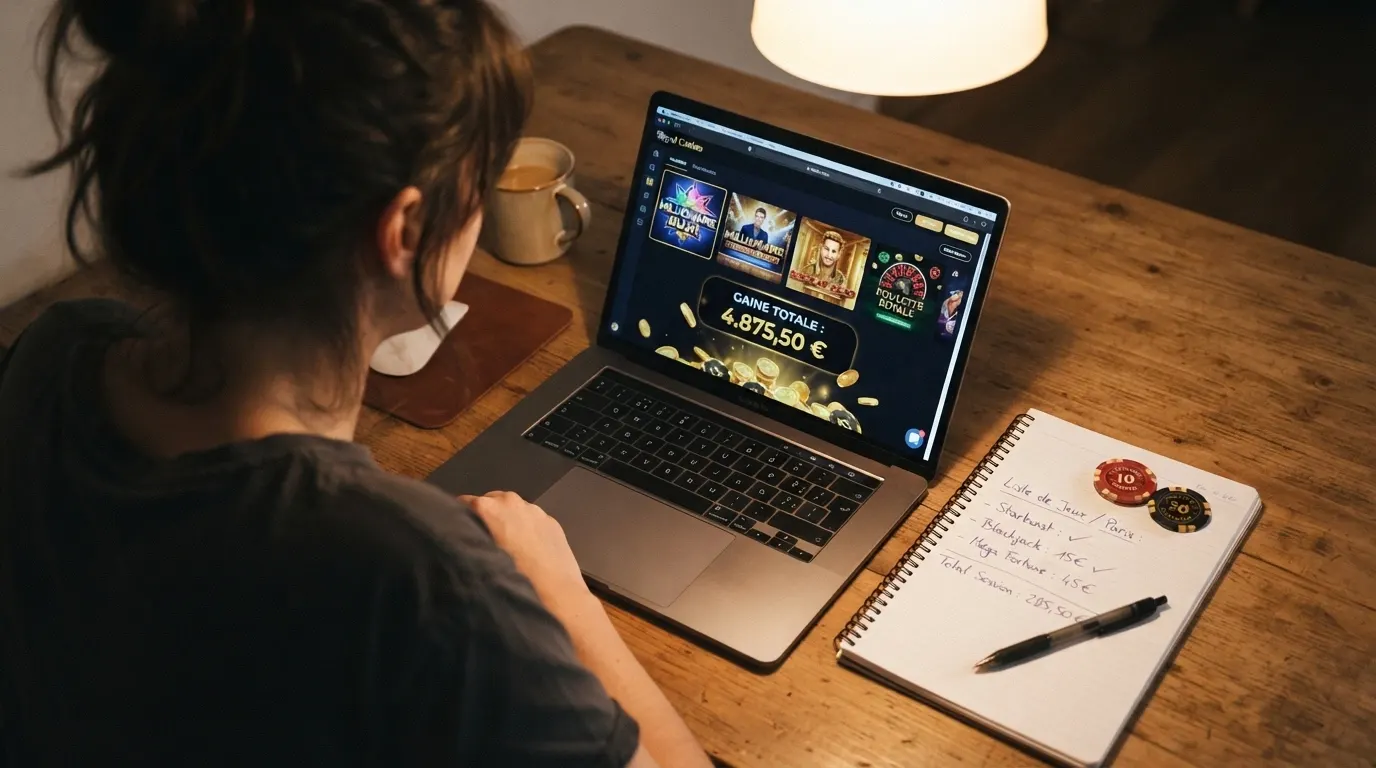 Écran partagé montrant les pages d'accueil de trois casinos qui acceptent Klarna, avec leur offre de bienvenue visible