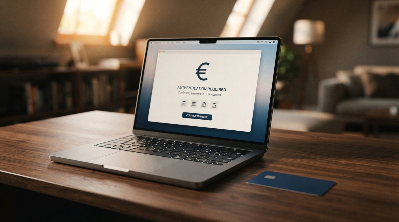 Plusieurs moyens de paiement disposés sur un bureau : une carte bancaire Visa, un téléphone affichant Apple Pay, un ticket Paysafecard à 16 chiffres