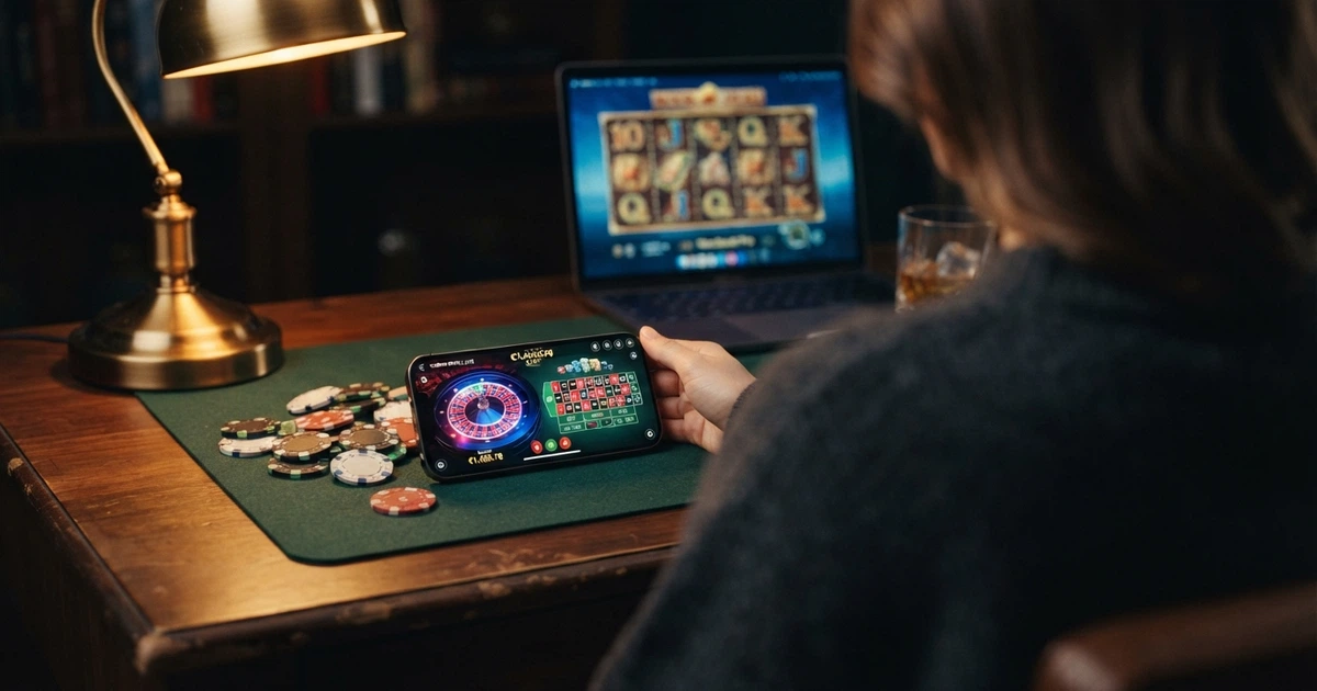 Illustration d'un casino en ligne avec l'interface de paiement affichant le logo XRP et le token Ripple